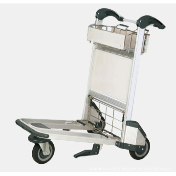 Portable luggage cart, compact luggage cart, baggage at the airport